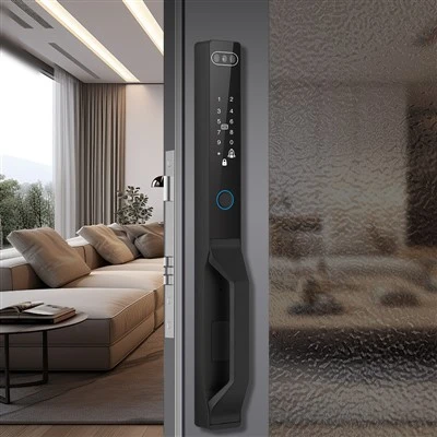 I-3D Face Fingerprint Smart Lock ye-Sliding Door